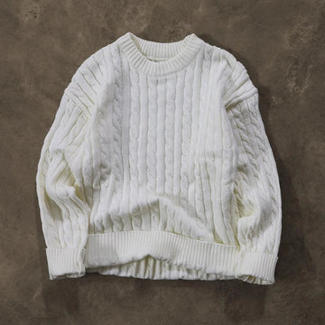 AIDASE  -  Men's clothing Winter Top Men's Rollneck Chunky Cable Sweater Vintage Base Knitted Sweater Casual Keep Warm Jumpers ropa hombre aidase-shop